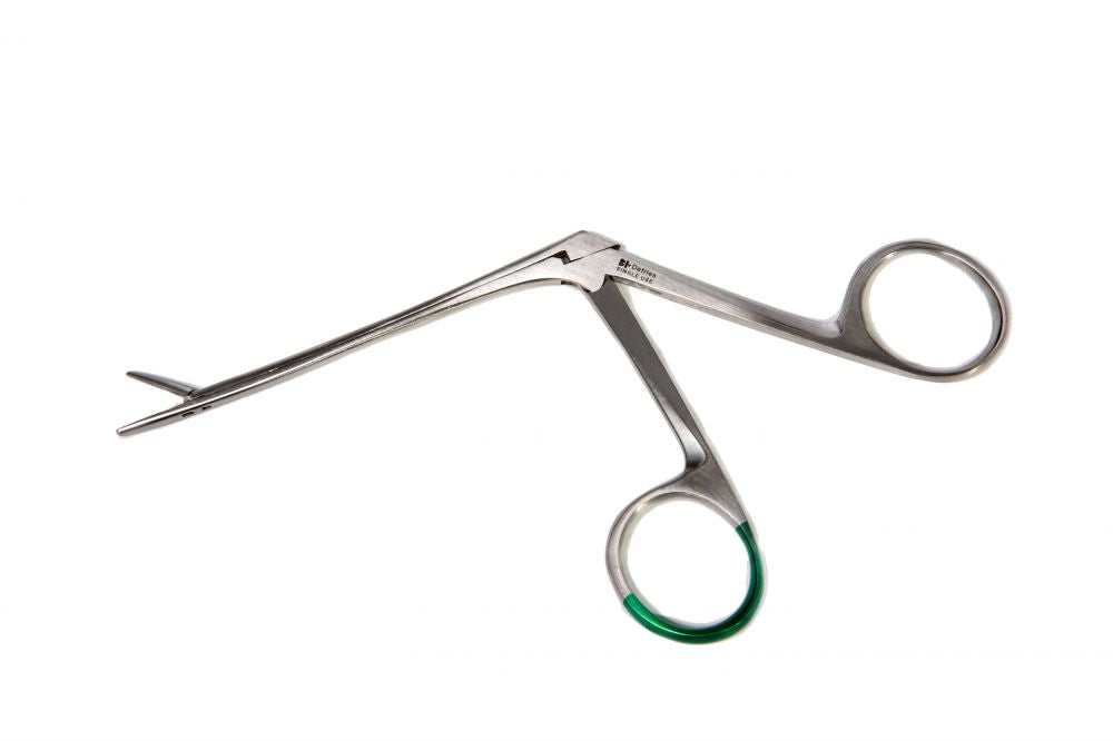 Forcep Hartmann Croc-Action 14cm Green Handle Sterile