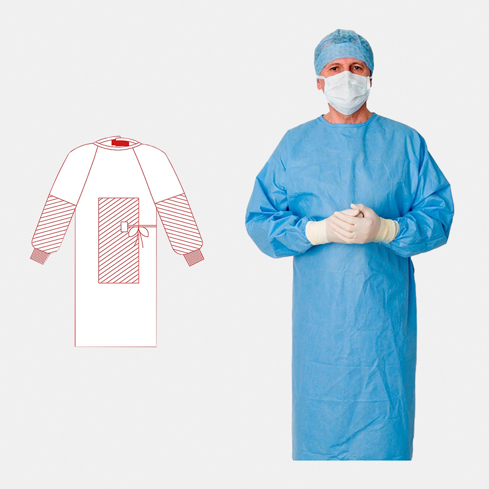 Gown Surgical Reinforced SSMMS