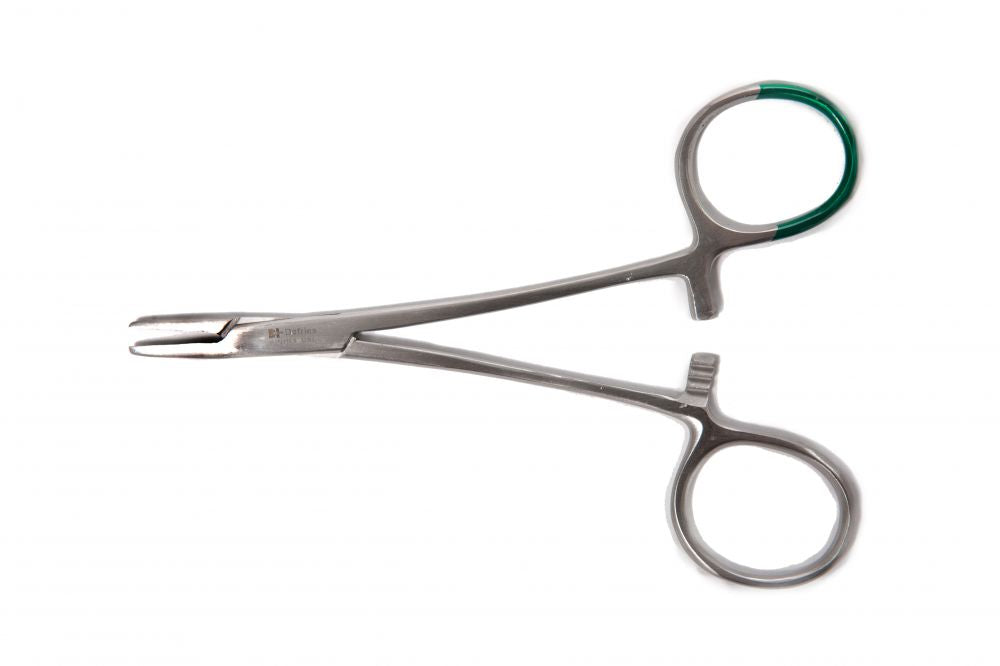 Needle Holder Mayo Hegar Green Handle Sterile (two sizes)