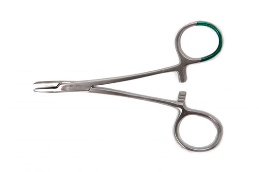 Needle Holder Mayo Hegar Green Handle Sterile (two sizes)