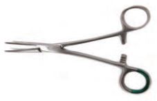 Forcep Green Handled Crile Artery 14cm Curved Sterile