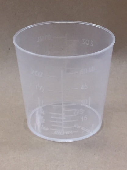 Measuring Cup 60ml Graduated Non Sterile