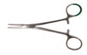 Forcep Mosquito Artery 12.5cm Green Handle Sterile