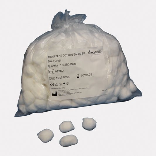 Vernaid Cotton Wool Balls Absorbent (two sizes)