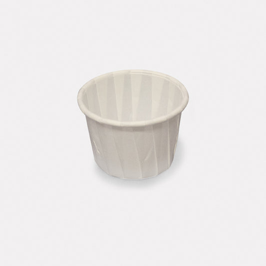 Biodegradable 30ml Pleated Paper Pill Cup Non-Sterile