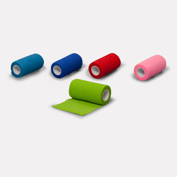 Cohesive Bandage 10cm x 4.5m Sterile Mixed Colours