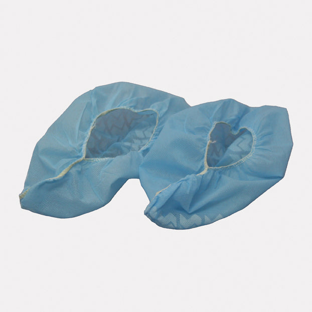 Overshoe Non Skid Light Blue Non Sterile