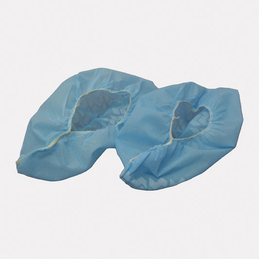 Overshoe Non Skid Light Blue Non Sterile