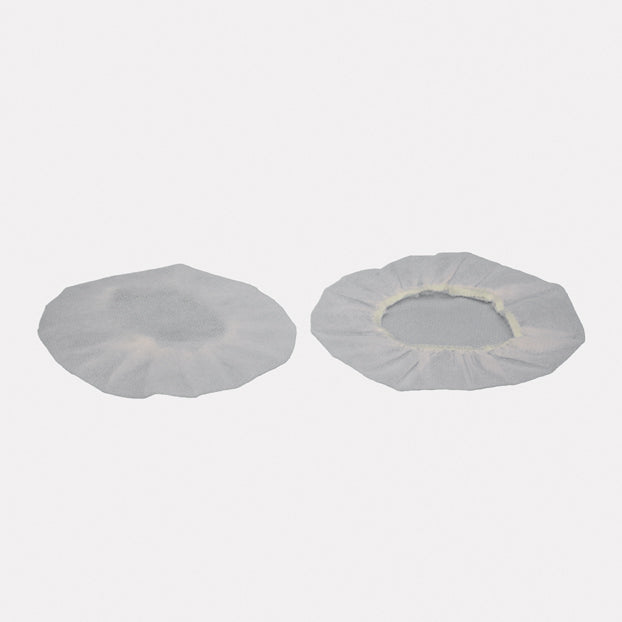 Head Phone Covers White Non-Woven Large Non-Sterile