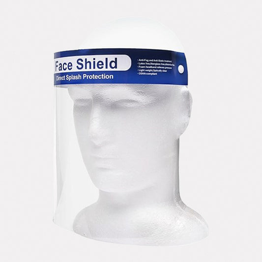 Face Shield Full with Foam & Elastic Strap