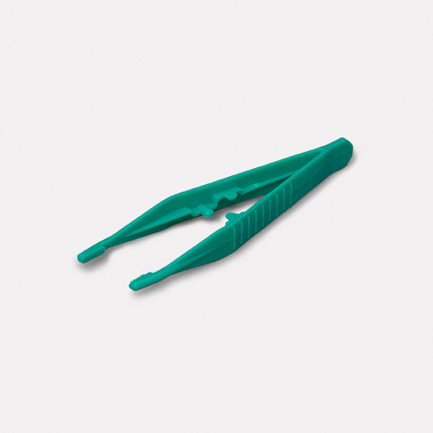 Forcep Plastic Green Sterile