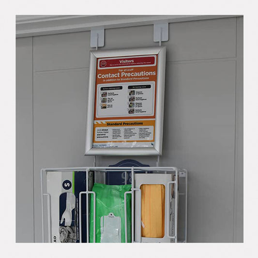 Warning Sign Frame Double Sided